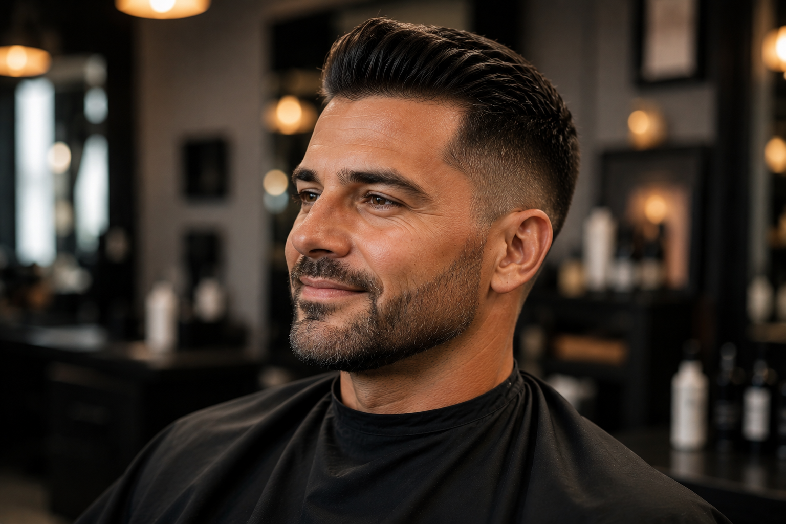 Classic men's haircut in Las Vegas